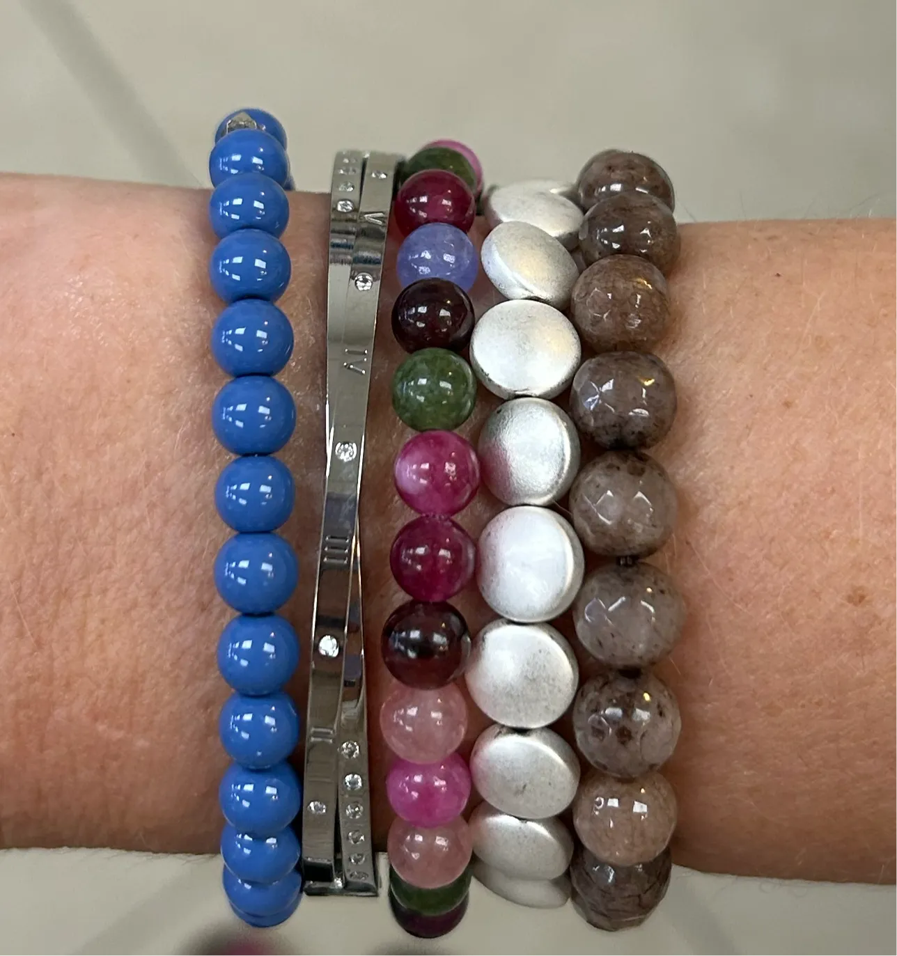 Tourmaline Jade 6mm Bracelet