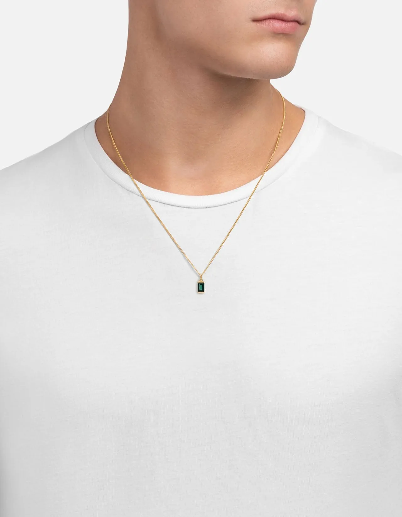 Valor Quartz Necklace, Gold