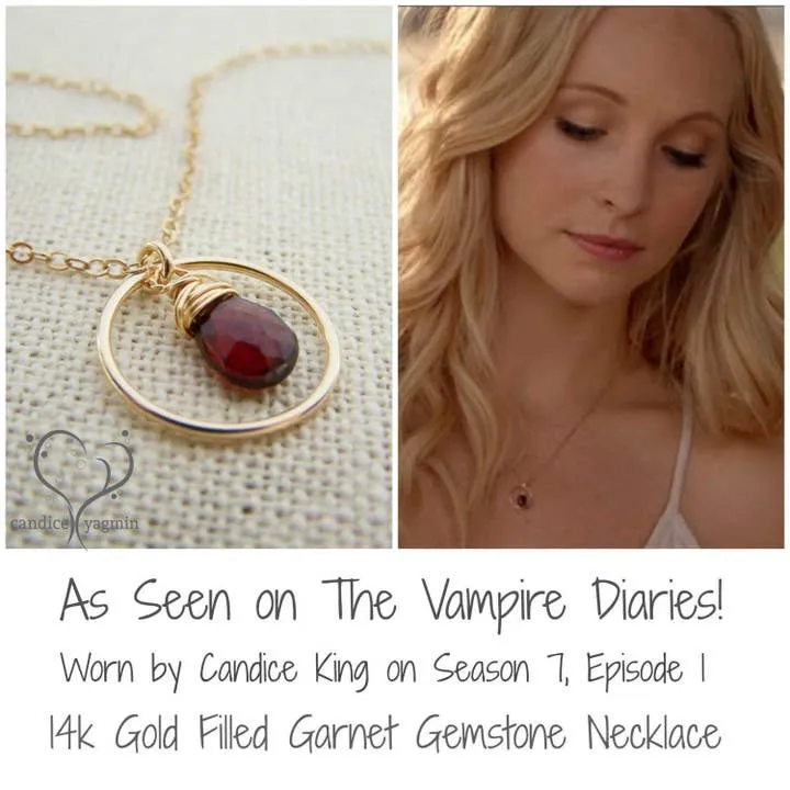 Vampire Diaries Handmade Gold Filled Necklace
