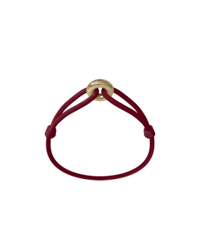 Wecord Golden Soho Cord Bracelet - Burgundy