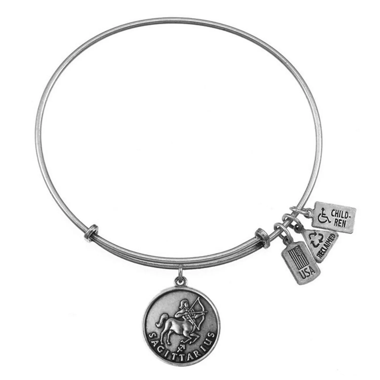 Wind and Fire Zodiac Silver Bracelet