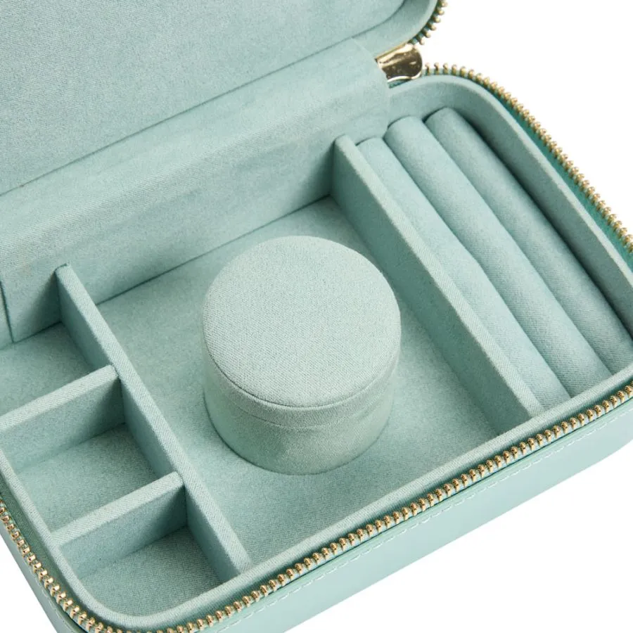 Wolf Sophia Jewelry Travel Zip Case - Jade